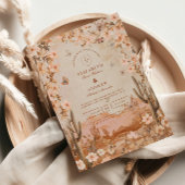 Boho Desert Sunset Cactus bruiloft Kaart