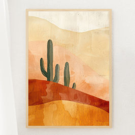 Boho Desert Tranquil Print 1 van 3 Poster