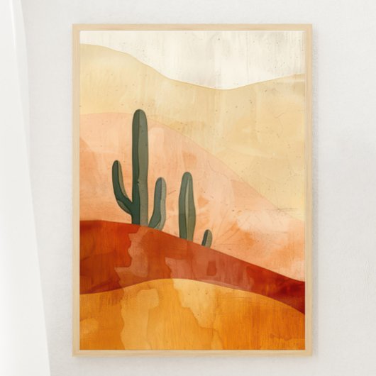 Boho Desert Tranquil Print 1 van 3 Poster