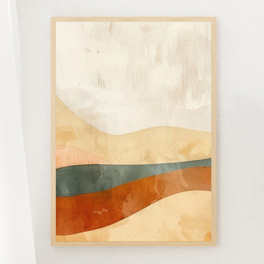 Boho Desert Tranquille Imprimer 2 sur 3 Poster