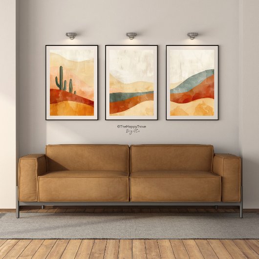 Boho Desert Tranquille Imprimer 2 sur 3 Poster