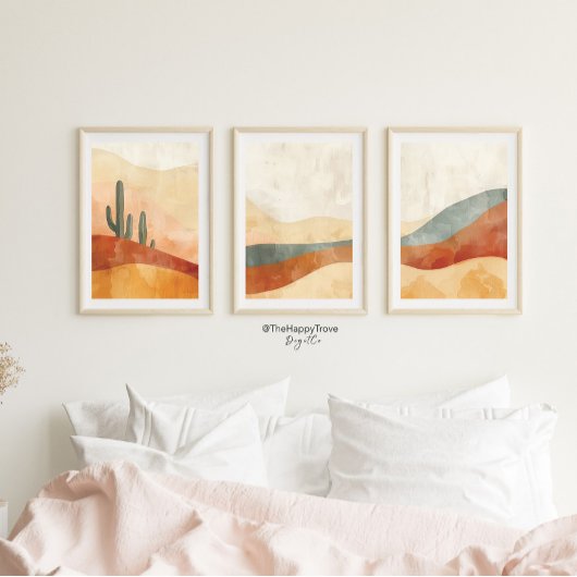 Boho Desert Tranquille Imprimer 2 sur 3 Poster