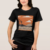 Boho Desert Tri-Blend Shirt (Voorkant)