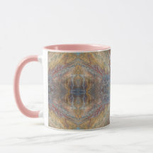 Boho Desert Zandsteen Vintage Marmerpapier Roze M