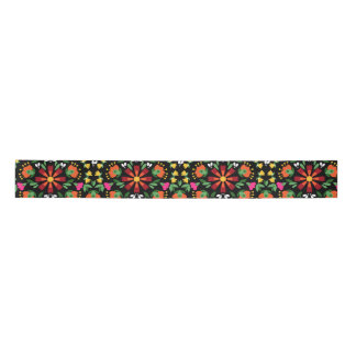Boho Design Bold Kleur Bloemen Lint
