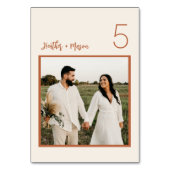 Boho Dessert Mariage Numéro de la table photo (Par défaut)