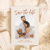 Boho Dessert Photo Enregistrer Les Dates Cartes