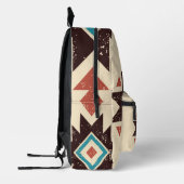 Boho Diamant Embleem Bedrukte Rugzak (Links)
