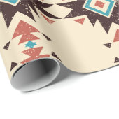 Boho Diamond Emblem Cadeaupapier (Rol Hoek)