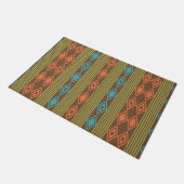 Boho Diamonds Stripes Multicolored Deurmat (Schuin)