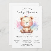 Boho Digital Beer Baby shower Kaart (Voorkant / Achterkant)