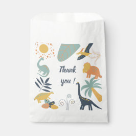 Boho Dinosaur Baby Verjaardagsfeestuitnodiging Bedankzakje