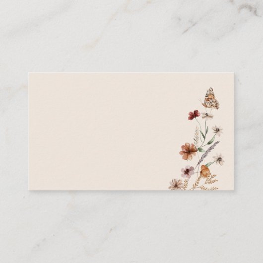 Boho Display Shower Enclosure Kaart (Achterkant)