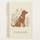 Boho Dog Planner – Dog Mom Gift (Devant)