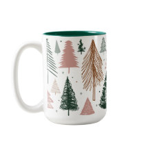 Boho Doodle-kerstboompatroon