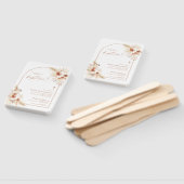 Boho Doop Hand Fan, Pampas Gras doopsel Handwaaier (Niet-gemonteerd)