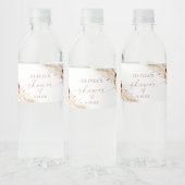 Boho Douche Waterfles Label | Pampas Gras Etiket (Flessen)