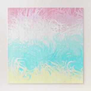 Boho Draaiend Groovy Abstract Genderflux Pride Vla Legpuzzel
