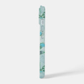 Boho Dragonflies in Blue iPhone 15 Hoesje (Linkerkant)