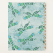 Boho Dragonflies in Blue Planner (Achterkant)