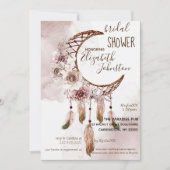 Boho Dream Catcher Bridal Shower Invitation (Devant)