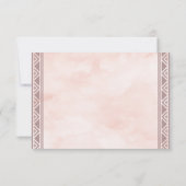 Boho Dream Catcher Dusky Carte de remerciements (Dos)