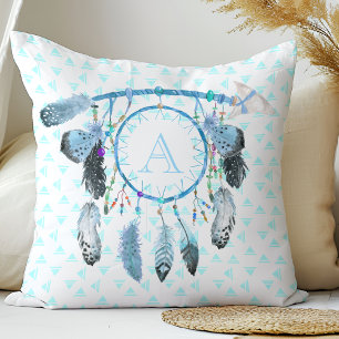Boho Dream Catcher Tribal Monogram Kussen