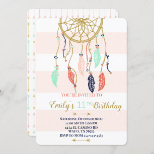 Boho Dream Catcher Uitnodiging
