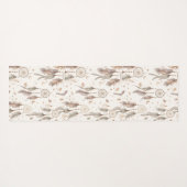 Boho Dream Catcher Yoga Mat Ethereal Feathers (Achterkant (horizontaal))