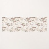 Boho Dream Catcher Yoga Mat Ethereal Feathers (Voorkant (horizontaal))