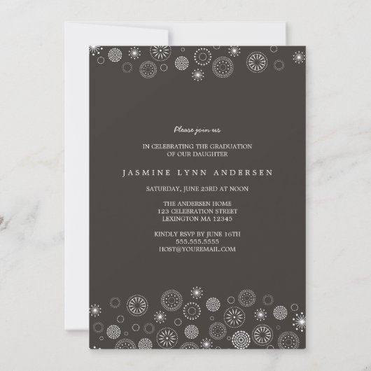 Boho Dream Photo Graduation Party Invitation (Dos)