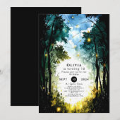 Boho Dream Woodland Verjaardag Kaart (Voorkant / Achterkant)