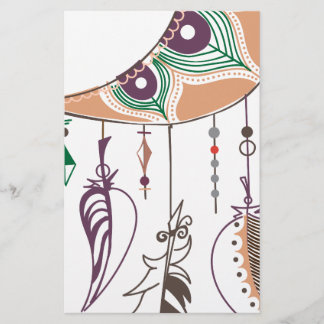 Boho dreamcatcher briefpapier