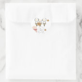 Boho Dreamcatcher Bruiloft Hart Stickers (Tas)