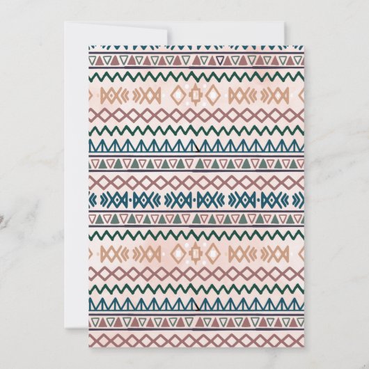 Boho Dreamcatcher Enregistrer le Faire-part de mar (Dos)