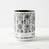 Boho Dreamcatcher Feathers kleurnaam Mok (Midden)