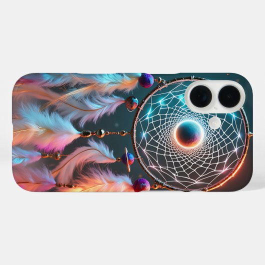 Boho Dreamcatcher iPhone 16 Coque (Verso (horizontal))
