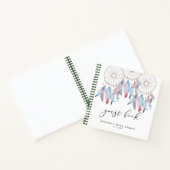 Boho Dreamcatcher Livre d'hôtes Baby shower modern (Intérieur)