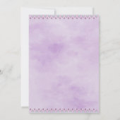 Boho Dreamcatcher Purple Bridal Shower Invitation (Dos)