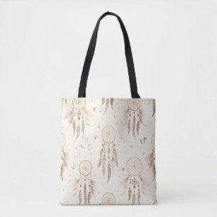 Boho Dreamcatcher Tote Tas   Etherische Veren