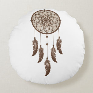 Boho Dreamcatcher Worpkussen Rond Kussen