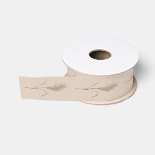 Boho Dreams Pampas Grass Grosgrain Lint