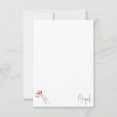 Boho Dried Botanical Douche Serviette Merci II (Devant)