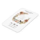 Boho Dried Floral Pampas Grass Herfst herfst Magneet (Linkerzijde)