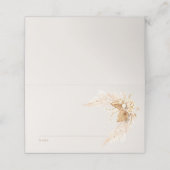 Boho Dried Flowers and Pampas Grass Wedding Place (Buitenkant ongevouwen)