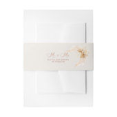 Boho Dried Flowers and Pampas Grass Wedding Uitnodigingen Wikkel (Voorkant Voorbeeld)