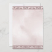 Boho Drocatcher Baby shower Uitnodiging (Achterkant)