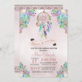 Boho Drocatcher Bridal Shower Uitnodiging (Voorkant / Achterkant)