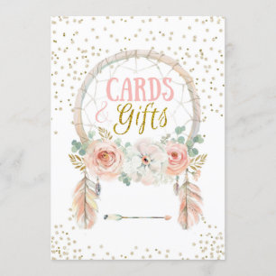 Boho Drocatcher Cards Geschikt voor Sign 5x7" Kaart