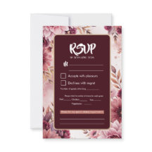 Boho Dromen Bloemrijke Elegantie Huwelijks RSVP Ka